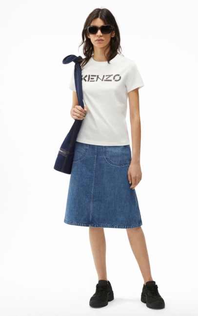 Kenzo Women Kenzo Logo T-shirt White